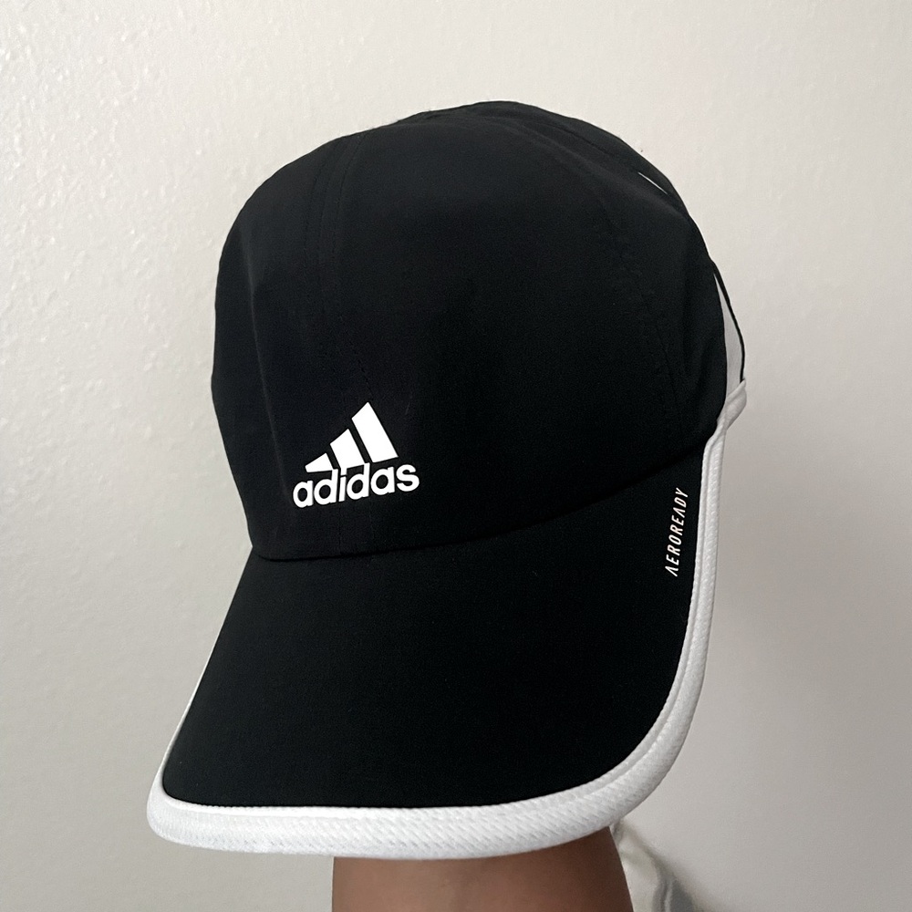 Adidas aeroready superlite black white unisex men’s women’s adjustable Velcro st